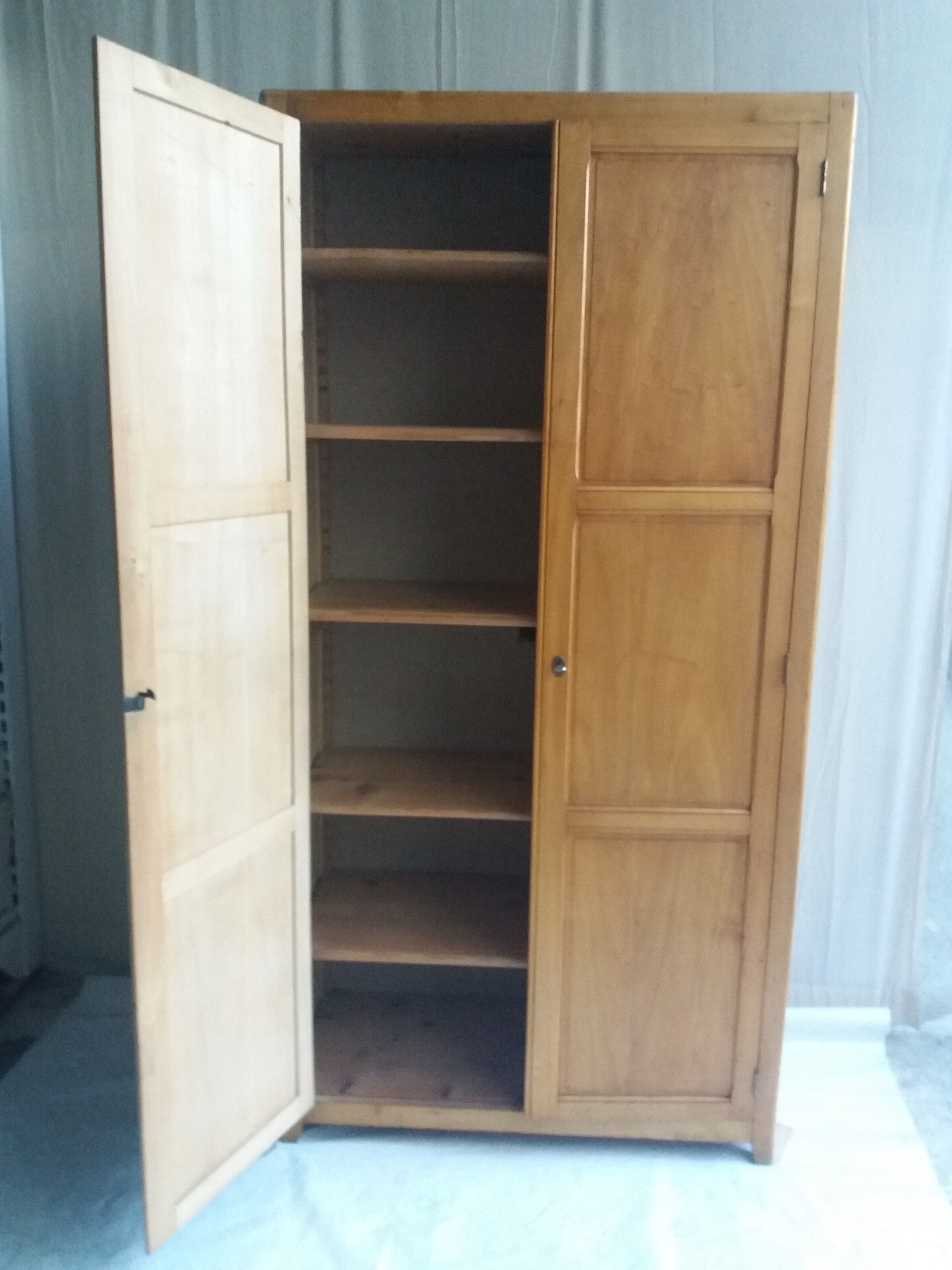 Vintage wooden wardrobe