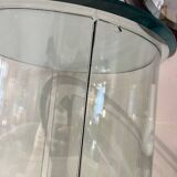 Coffee table 2 half moon Tempered glass Italy 70