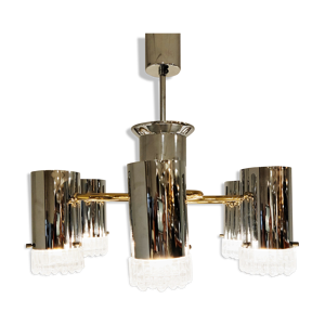 verre vintage et lustre