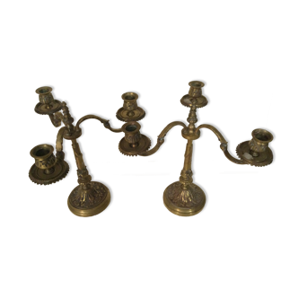 Candelabra gilded bronze 19th