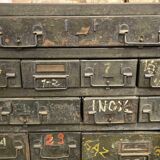 Military establishment - Two metal military mechanic's servants