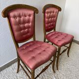 Napoleon 3 Satin Ball Chairs (X2)