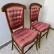 Napoleon 3 Satin Ball Chairs (X2)