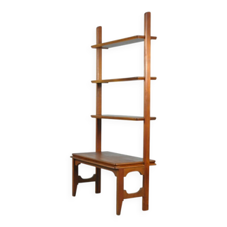 Vintage mid-century wooden wall cabinet from the netherlands, 1960s