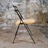 Series of 4 cane chairs by Giorgio Cattelan for Cidue,