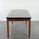 Authentic large French farmhouse antique XXL dining table with two drawers
