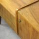 Mid-century Italian Wood and Brass Sideboard, 50s