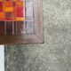 French console table with tiles, by Robert Picault.