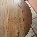 Table à rabats volets rallonges bois ronde ovale 1900