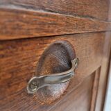 1950s, Scandinavian design, wall cabinet, original good condition, oak wood.