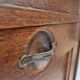 Armoire murale, bon état d'origine, bois de chêne, années 50, design scandinave