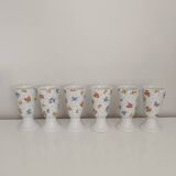 Set of 6 Mazagran porcelain mug Pillivuyt