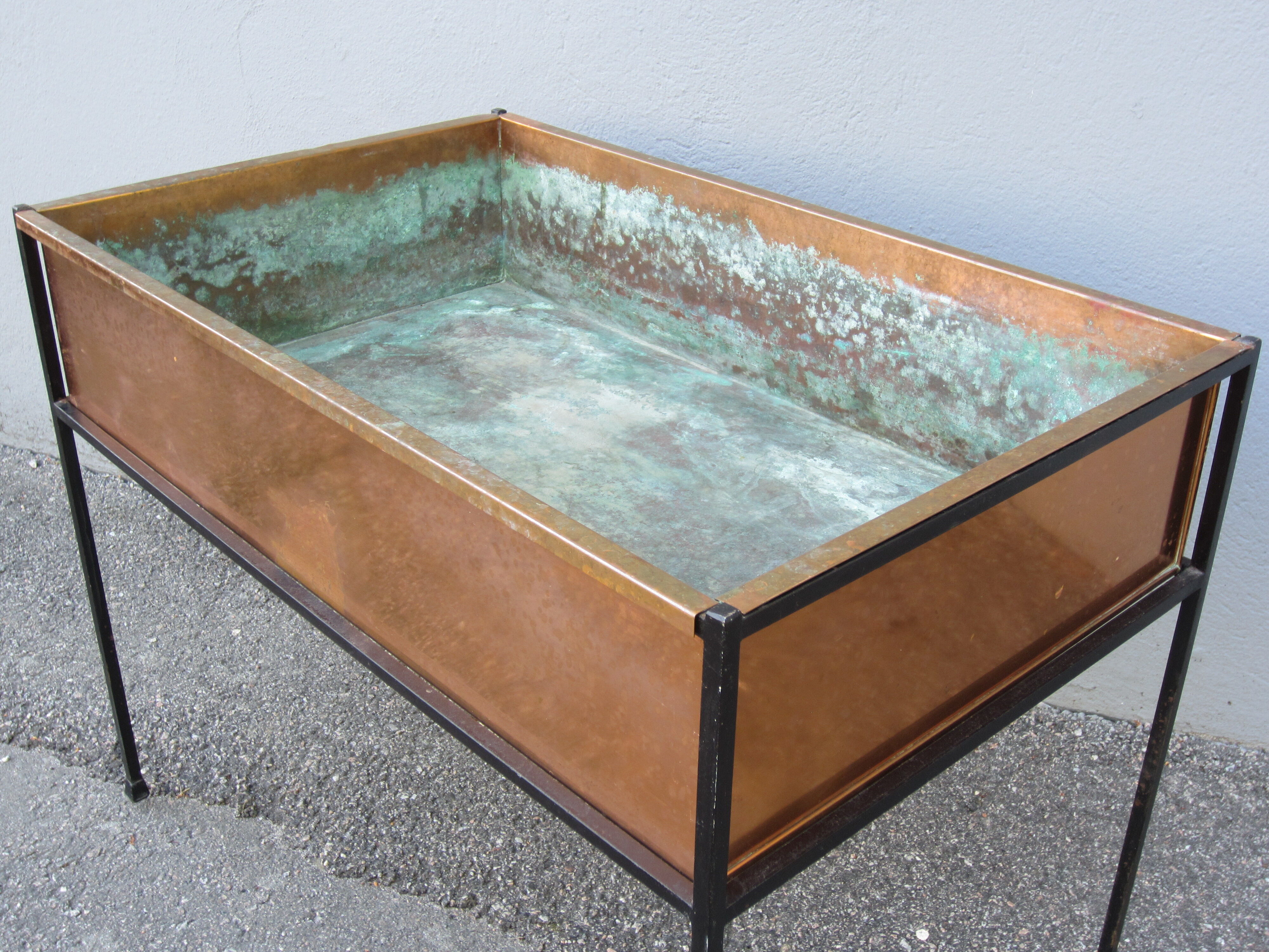 Scandinavian copper planter by Hans-Agne Jakobsson