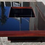 Signed coffee table (Jean Claude Mahey, 70s)
