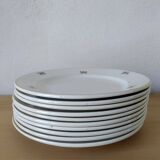 10 Assiettes à dessert Badonviller