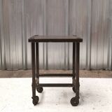 Side table, industrial Flambo rolling trolley