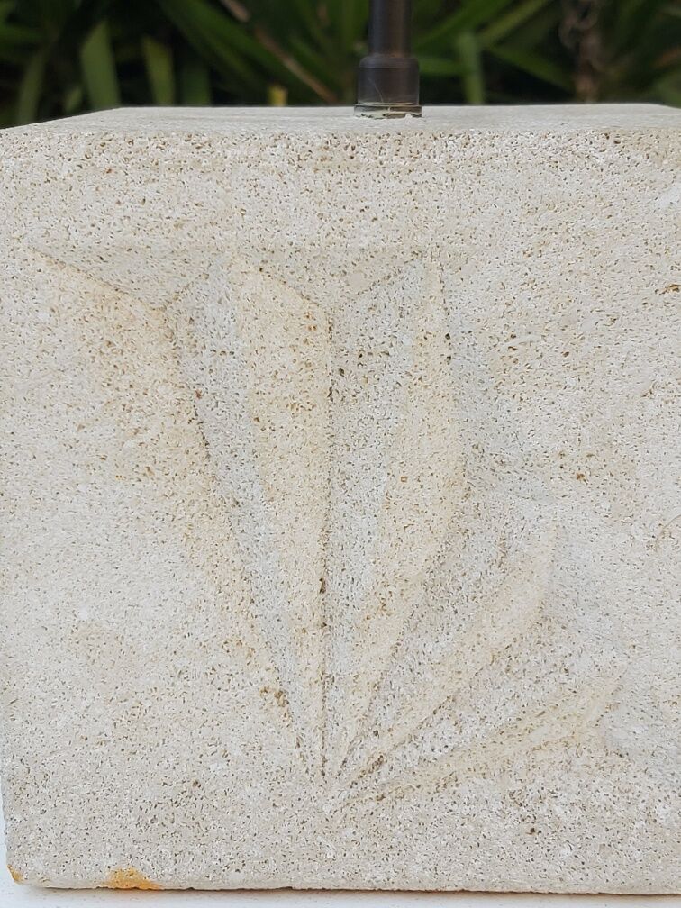 Vintage stone lamp 70s