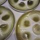 6 oyster/shellfish plates from Moulin des Loups in very good condition.