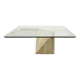Italian travertine coffee table from Artedi, 1970s