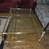 Table basse en laiton