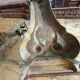Large Front Fireplace Bronze 49cm 11kg - Marked DB 539 - Bar 113cm
