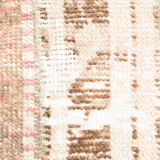 2x9 narrow vintage runner rug, 282x70cm