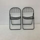 Set of 2 post modern wire chairs by Niels Gammelgaard for Ikea , 1980's