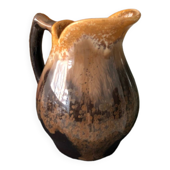 Small Stoneware Pitcher from Pierrefonds, 1960s, France