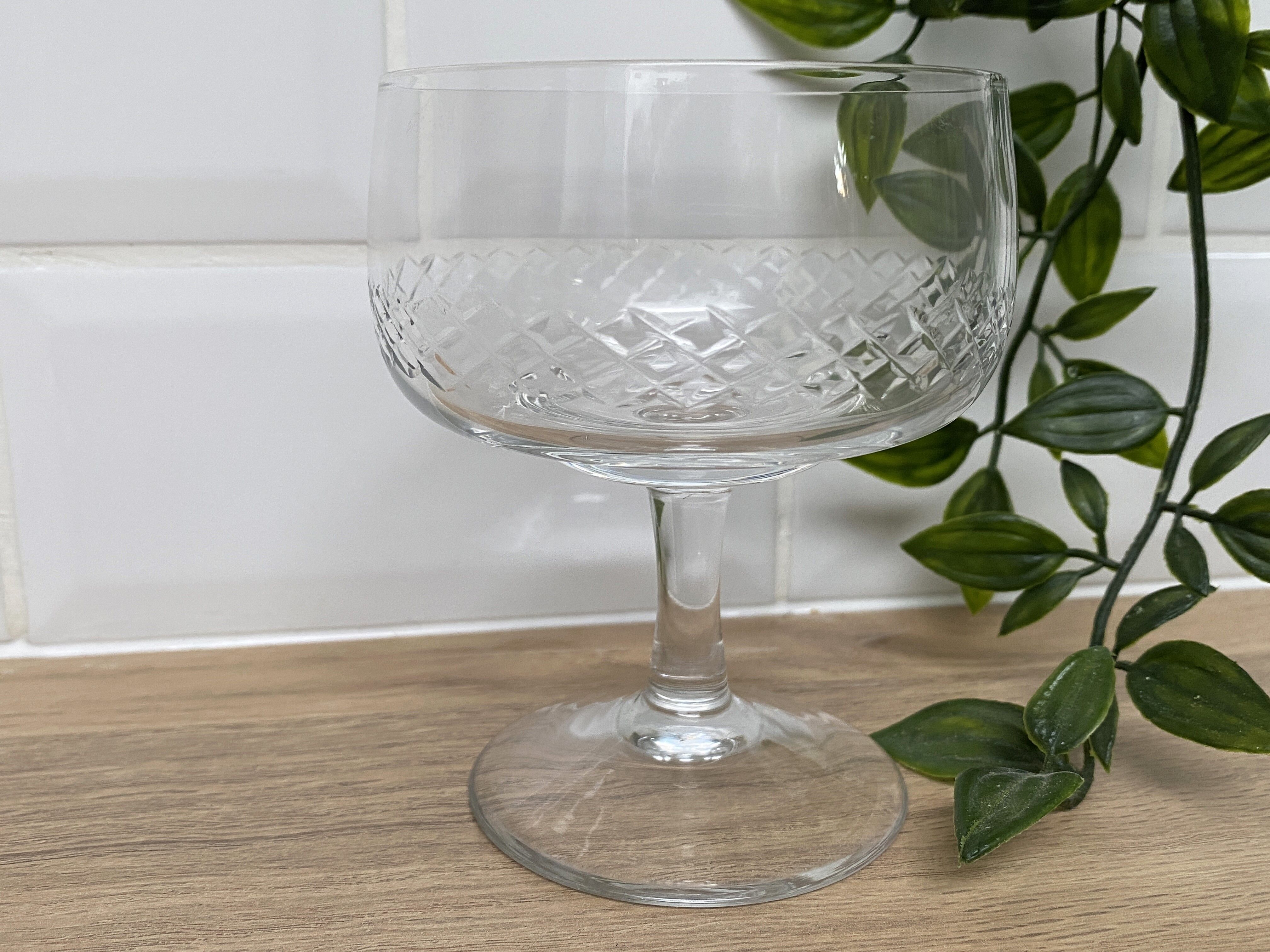Set of 6 Rupel crystal cups
