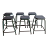 Industrial stools, Gaston Cavaillon for Mullca, vintage