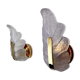 Paire d'appliques "feuilles" de Carl Fagerlund, verre de Murano mauve, Allemagne, 1970