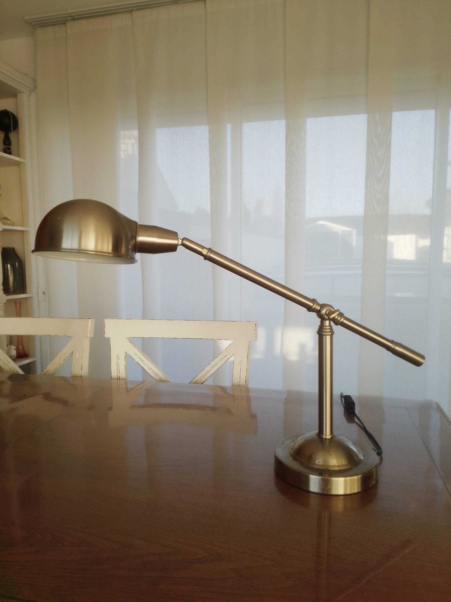 Chrome desk lamp Seylumière model 0033574