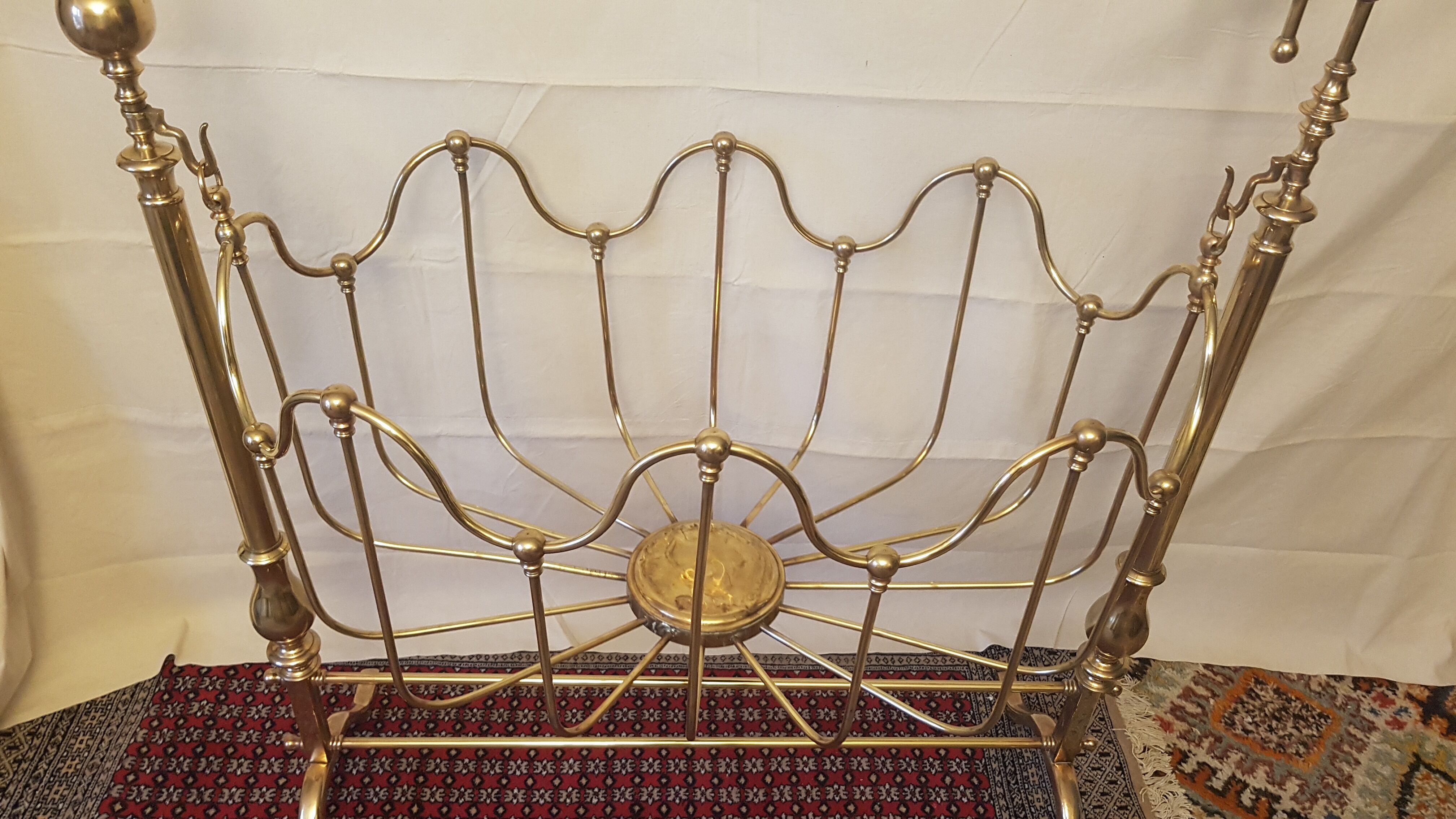Brass cradle 1880