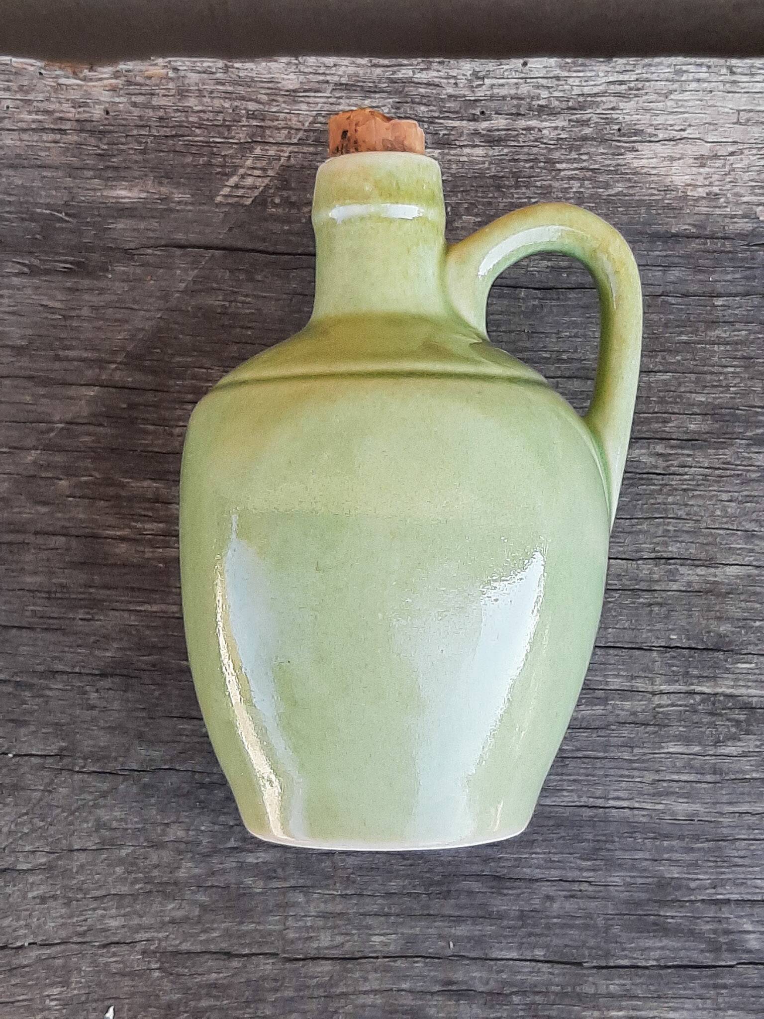 Vintage glazed stoneware jug Grespots Digoin