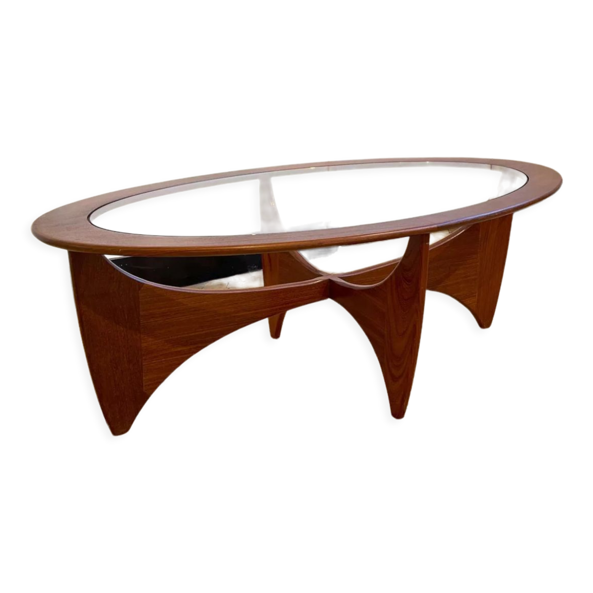Astro oval coffee table  Victor Wilkins