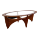 Astro oval coffee table  Victor Wilkins
