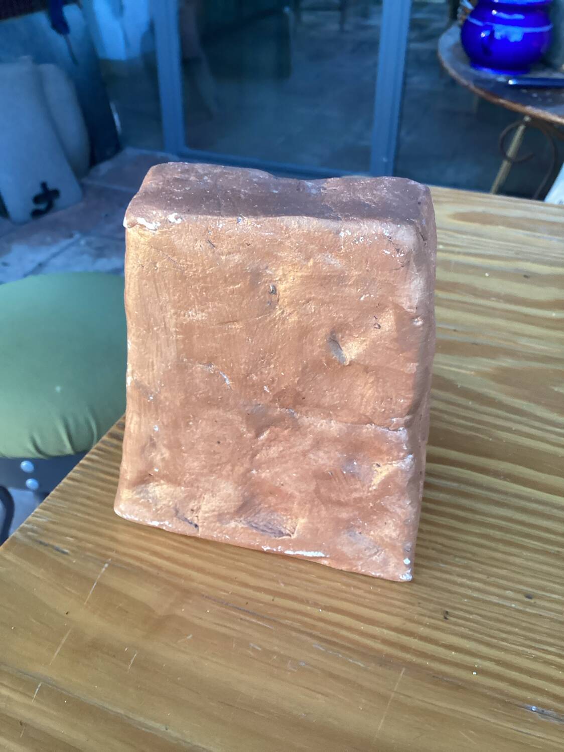 Vintage ceramic half head