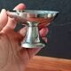 Antique stainless steel ice cream cups, vintage stainless steel dessert cups