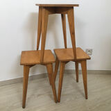 Set de tabourets en chêne
