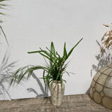 Onyx vase veins white marble beige art deco