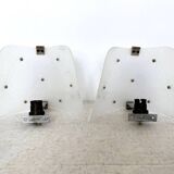 Pair of Plexiglas wall lights, 1960s