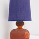 Scandinavian pottery table lamp by Thomas Hellström for Nittsjö, 1970s