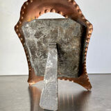 Art nouveau copper and metal picture frame