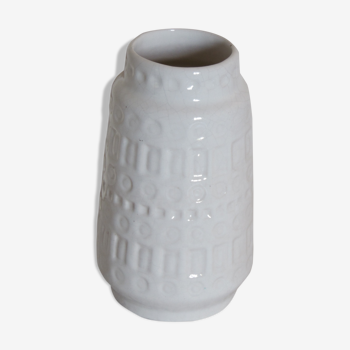 Vase ceramique blanc W Germany