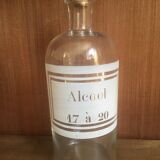 Lot of 2 vials of apothecary, alcohol and acid