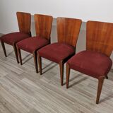 Art Deco Style Dining Chairs by Jindrich Halabala
