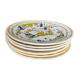6 plates in Moustiers earthenware