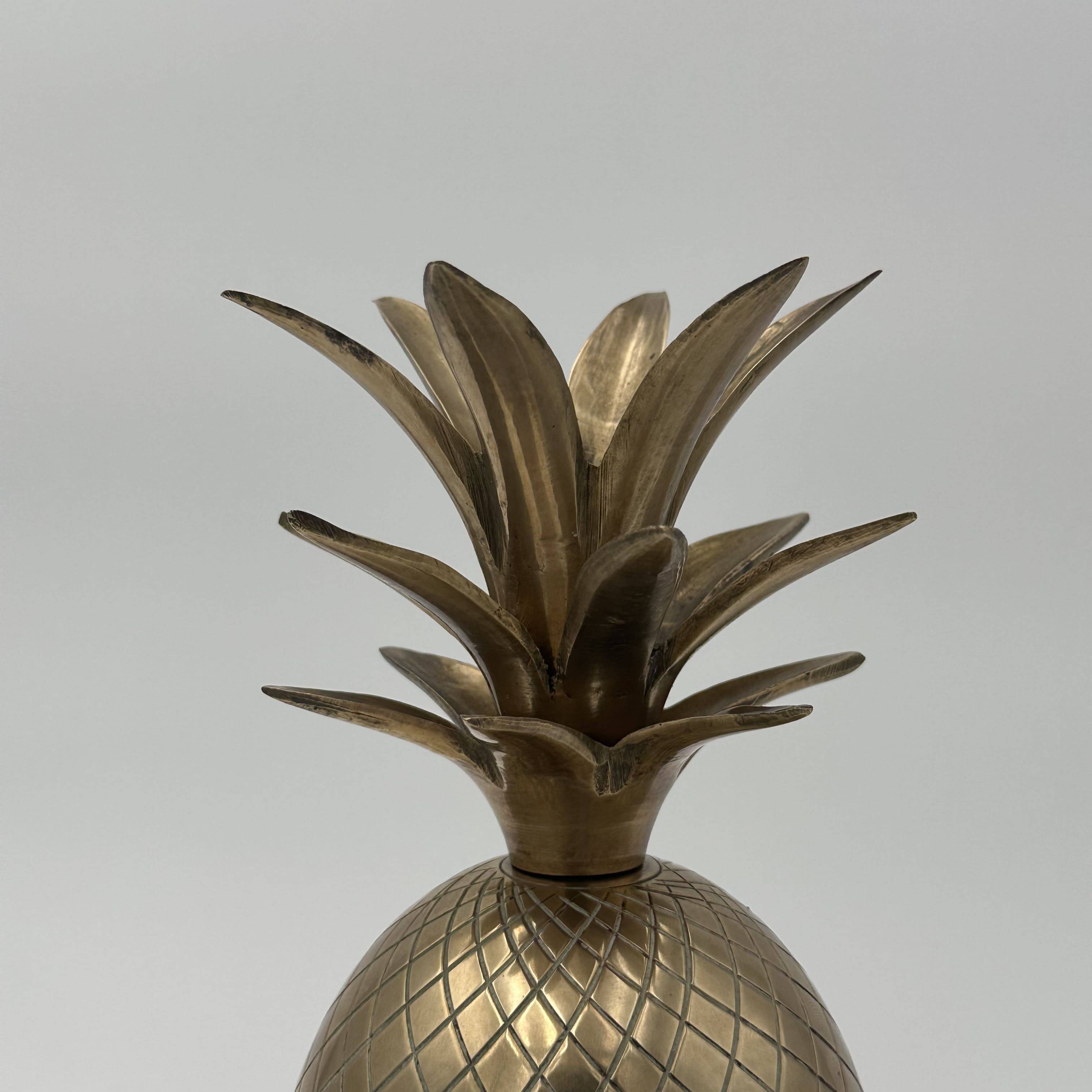 Pair of "Pineapple" Ice Buckets in Brass, in the Style of Mauro Manetti, A