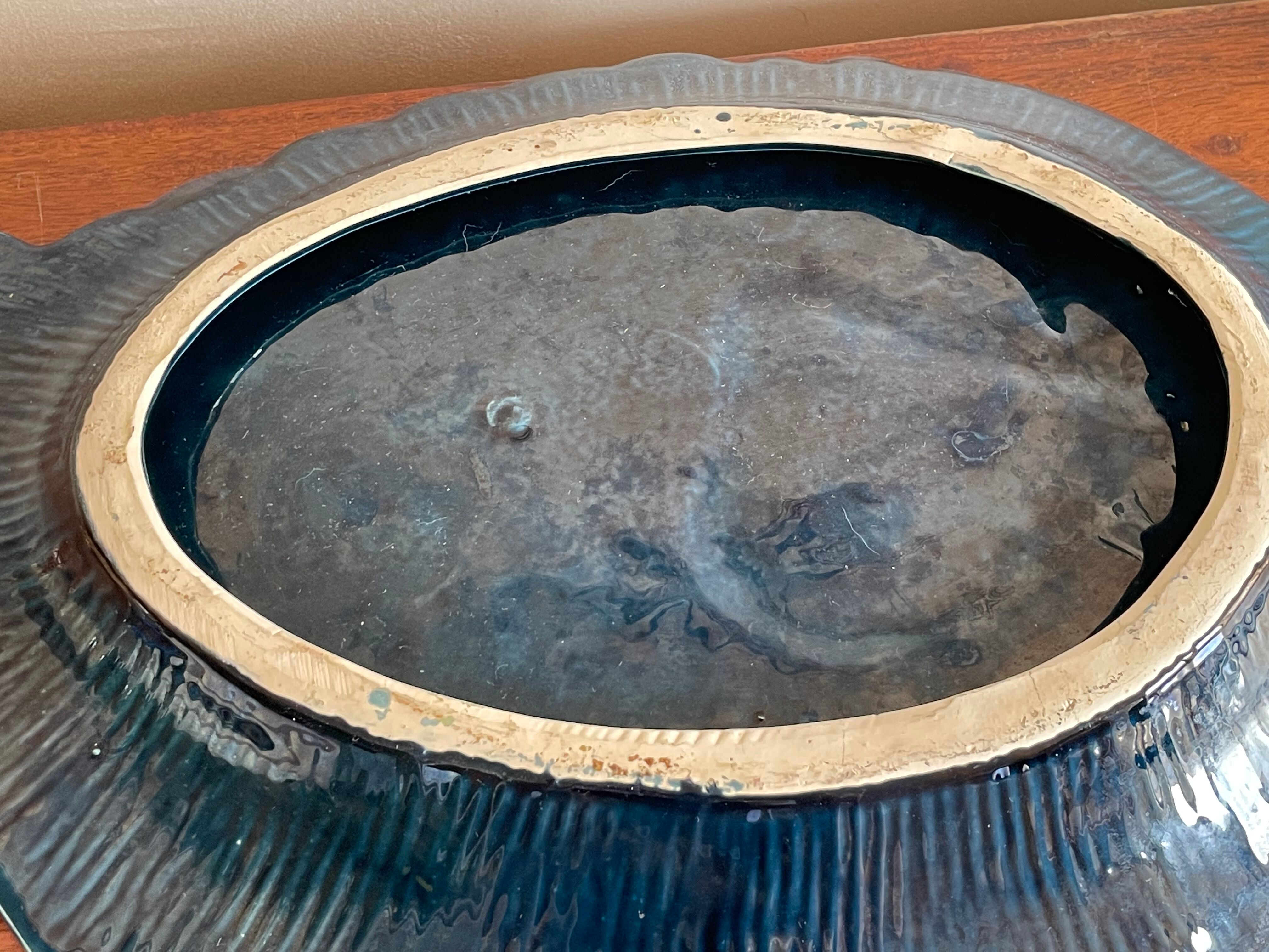 Large ceramic fish dish