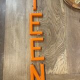 Plastic letters from the 70s - TEEN